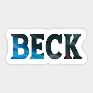 Beck - Psychedelic Style Sticker